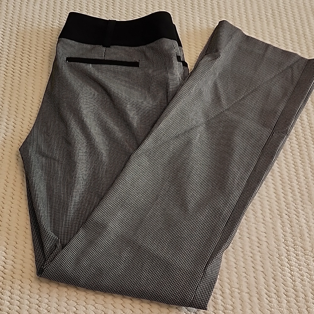New York Company Plaid Black & Gray Pants